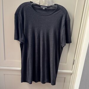 John Varvatos Short Sleeve Linen Tee Size M